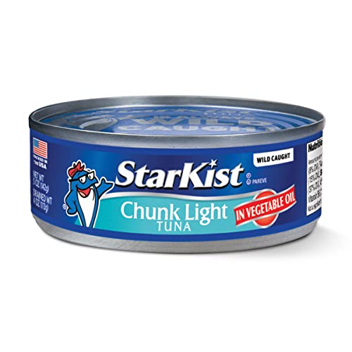 StarKist Chunk Light Tuna in Oil, 5 Oz, Pack of 48