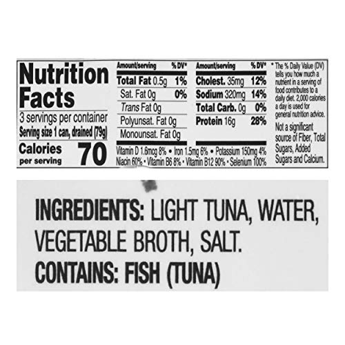 StarKist Chunk Light Tuna in Water, 3 Ounce (Pack of 8)