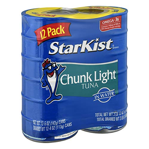 StarKist Chunk Light Tuna in Water - 5 oz Can (Pack of 12)