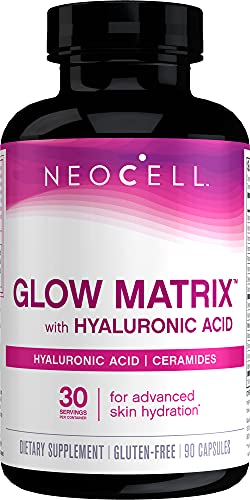 NeoCell Collagen Supplement, Hyaluronic Acid, Vitamin C & Ceramides, Promotes Skin Hydration & Elasticity, 90 Capsules