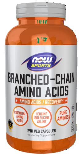 NOW Sports Nutrition, Branched Chain Amino Acids, With Leucine, Isoleucine and Valine, 240 Veg Capsules