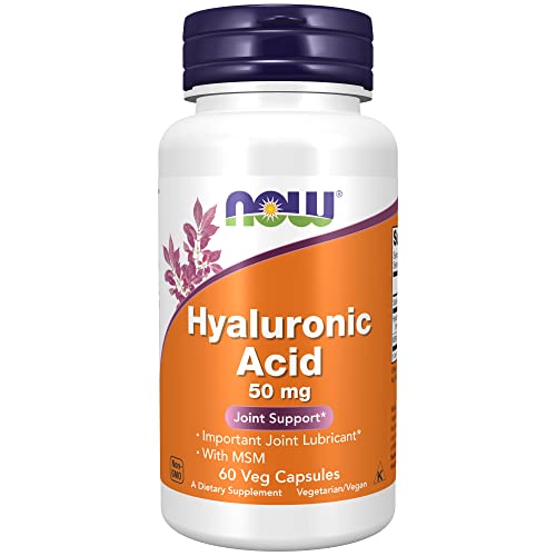 NOW Supplements, Hyaluronic Acid 50 mg with MSM, Joint Support*