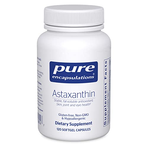 Pure Encapsulations Astaxanthin | Antioxidant Supplement for Joints, Skin and Eye Health, and Free Radicals* | 120 Softgel Capsules