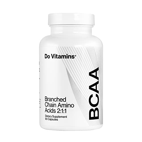 Do Vitamins Branched Chain Amino Acids (BCAA) Capsules, Vegan AjiPure BCAAs, 1 on Labdoor, 2:1:1, 2100 mg, Amino Acids Supplement, Keto, Paleo, Third-Party Tested, 90 Count