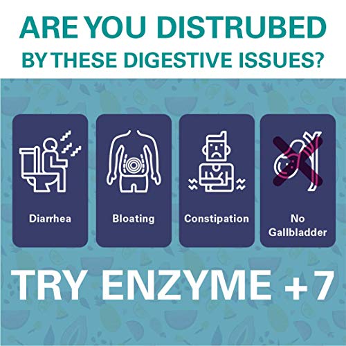 DIGESTIVE ENZYMES SUPPLEMENT - Includes Purified Ox Bile Salts - Tablets for No Gallbladder Sufferers - Enzyme for Digestion & Gas Relief - Helps Bloating, Acid Reflux, Constipation & Repair Leaky Gut