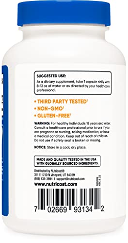Nutricost 5-HTP 100mg, 240 Vegetarian Capsules (5-Hydroxytryptophan) - Non-GMO & Gluten Free (2 Bottles)