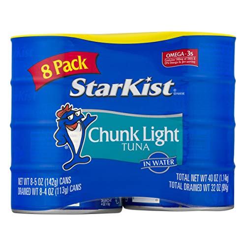 StarKist Chunk Light Tuna in Water, 5 Ounce (Pack of 8)