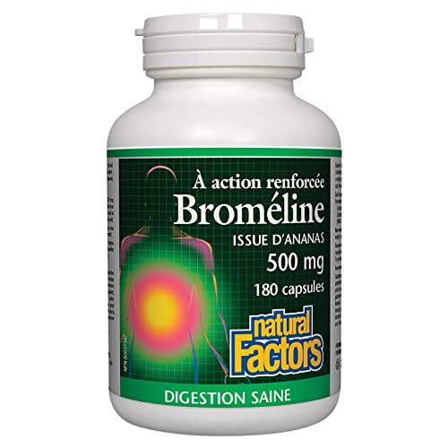 Natural Factors - Bromelain 500mg - Natural Support for Healthy Digestion