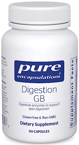 Pure Encapsulations Digestion GB | Digestive Enzyme Supplement to Support Gall Bladder and Digestion of Carbohydrates and Protein* | 90 Capsules