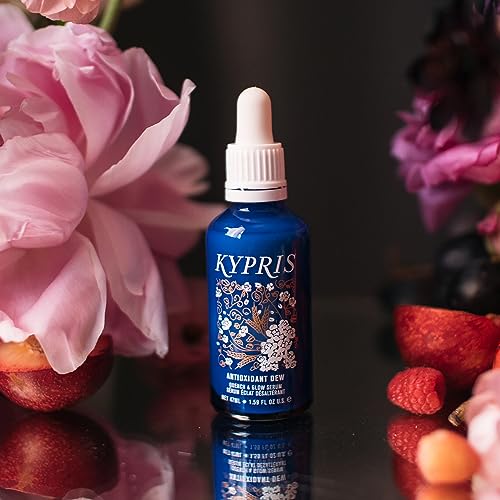 KYPRIS - Natural Antioxidant Dew Facial Serum | Holistic, High-Performance Skin Care (Full Size, 1.59 fl oz | 47 ml)
