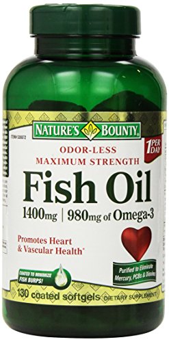 Nature's Bounty Fish Oil 1400 Mg 130 Softgels