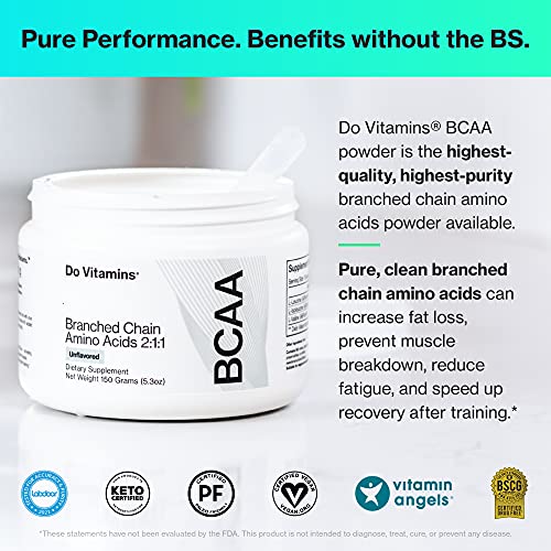 Best BCAA - Ranked #1 on Labdoor - Branched Chain Amino Acids Capsules, Vegan BCAA Pills for Men and Women 2:1:1 2100mg (90ct)