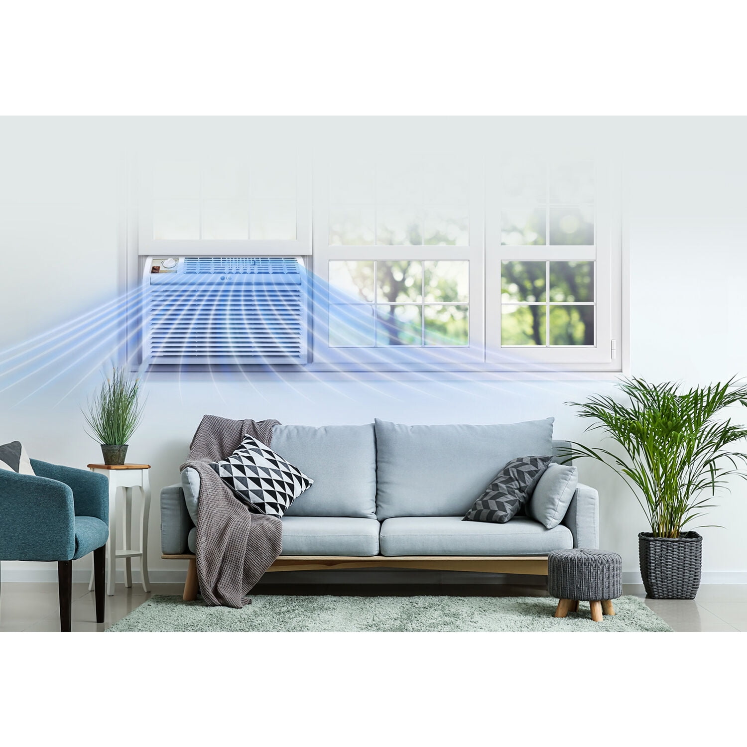 LG Window Air Conditioner - Cools 150 Sq.Ft
