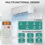 YITAHOME 12000 BTU Mini Split Air Conditioner Heat Pump System, 21 SEER2 208-230V Ductless Inverter System with Wi-Fi & Alexa Compatibility, Cover Up to 750 Sq. Ft, Complete Installation Kit Included