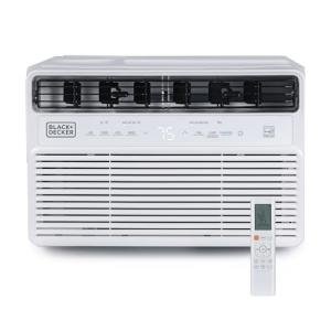BLACK+DECKER 10,000 BTU Inverter Window Air Conditioner, Window AC Units for Up To 450 Sq. Ft., ENERGY STAR Rated AC Unit, Full Function Remote Control, White