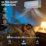 GarveeHome 12000 BTU Mini Split Air Conditioner Heat Pump System, Wifi Enabled 20 SEER2 208V- 230V Ductless AC Cool Up to 750 Sq. Ft, Compatible with Alexa, Complete Installation Kit, White