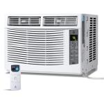 Towallmark 6,000 Btu Window Air Conditioner, Cools Up to 250 Sq. Ft with Cooling, Dehumidifier, 3 Fan Speed, Window-Mounted Room Ac Window Unit with Remote, Easy Install Kit for Home