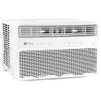 GE PROFILE PWDV12WWF 12,000 BTU Inverter Window Air Conditioner Unit Energy Efficient AC Cooling up to 550 sq ft, Ultra Quiet, Smart Home Capable, Includes Remote and Install Kit, White