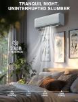 Garvee 9,000 BTU Mini Split Air Conditioner with Heat Pump, 18.5 SEER, Cools Up to 750 Sq. Ft, Energy Efficient Inverter AC with Installation Kit & Remote, Ductless AC Unit with Pre-Charged Condenser