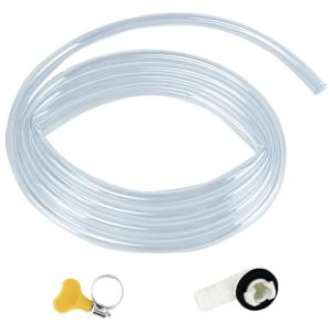 10Ft Portable Air Conditioner Drain Hose, 3/5 Inch Leakproof AC Drain Hose Kit, Universal AC Drain Hose Drain Pipe Replacement Window Air Conditioner Unit Parts
