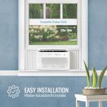 Keystone 10,000 BTU Window Mounted Inverter Air Conditioner, 115V, Energy Star Window Air Conditioner for Rooms up to 450-Sq.Ft. with Quiet Operation and Remote Control