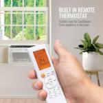 Keystone 10,000 BTU Window Mounted Inverter Air Conditioner, 115V, Energy Star Window Air Conditioner for Rooms up to 450-Sq.Ft. with Quiet Operation and Remote Control