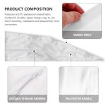 Portable Air Conditioner Window Seal Kit,Hot Air Stop Air Exchange Guards with Zip 158 inch ac Window Seal Kit Hot Air Stop Air Exchange Guards with Zipper Portable air Conditioner Window kit