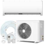12000 BTU Mini Split System Air Conditioner & Heater with Inverter, 19 SEER2 230V Wall-Mounted Ductless AC Unit Cools Rooms up to 750 Sq. Ft with Heat Pump, Remote Control & Installation Kits