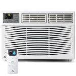 8000 BTU Window Air Conditioner with WiFi, Window AC Unit Cools Up to 350 Sq. Ft., Energy Saving with Remote & App Control & Timer Function, Perfect for Small Rooms, Living Room, Office