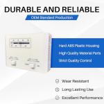 Lrichy OEM 7330G3351 RV Air Conditioner Thermostat Replacement for Coleman Mach Series, 7330F3852 Single Stage Heating/Cooling Control Unit for RV AC Systems, White, 7330F3852