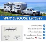Lrichy OEM 7330G3351 RV Air Conditioner Thermostat Replacement for Coleman Mach Series, 7330F3852 Single Stage Heating/Cooling Control Unit for RV AC Systems, White, 7330F3852