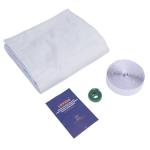 Loviga Portable AC Window Vent Kit, 100% Sealing Portable Air Conditioner Window Kit Seal Kit for AC Unit Clothes Dryer, 9X63 Inch Length Adjustable, Waterproof, No Drilling