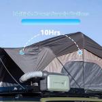 CYBERTAKE Portable Air Conditioner,3-in-1 AC Unit, Dehumidifier & Fan, 3300BTU Tent Air Conditioner with Installation Kit, Low Power Consumption, Portable AC for Camping Tent/RVs or Home Use, Green