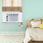 HOXHA AC Side Panels Kits, Air Conditioner Foam Insulation Window Kit 2 Pack, Air Conditioner Accessories Seal, 17 inch×9 inch ×7/8 inch,White