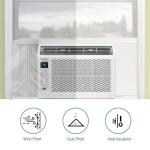 HOXHA AC Side Panels Kits, Air Conditioner Foam Insulation Window Kit 2 Pack, Air Conditioner Accessories Seal, 17 inch×9 inch ×7/8 inch,White