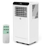 Portable Air Conditioners 8000 BTU, Efficient 3-in-1 Portable AC Unit with Sleep Mode, Dehumidifier, Remote Control, Quiet Cooling for Bedrooms, Apartments, and Offices, White & Black