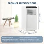 MilleLoom z46iLw43N35jRChLNtNVJQk5v FTKY35UV16W3 Portable Air Conditioners, White
