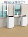 15000 BTU Portable Air Conditioner - Cools Rooms Up to 750 Sq.Ft, Window Vent Kit Included, Quiet Operation, 3-in-Cool/Fan/Dehumidifier, 24H Timer