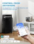 Midea Duo 14,000 BTU (12,000 BTU SACC) High Efficiency Inverter Ultra Quiet Portable Air Conditioner, with Heat up to 550 Sq. Ft., Works with Alexa/Google Assistant, with Remote Control & Window Kit