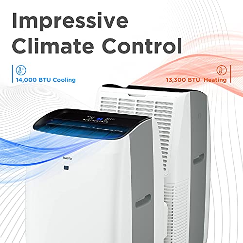TURBRO 14,000 BTU 4-in-1 Portable AC