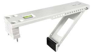 Alpine Hardware American Owned Universal Window Air Conditioner & Heat Pump Bracket One Arm Heavy-Duty Window AC Support-Supports Air Conditioner Up to 160 lbs.-for 12000 BTU AC to 20000 BTU AC Units