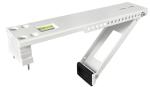 Alpine Hardware American Owned Universal Window Air Conditioner & Heat Pump Bracket One Arm Heavy-Duty Window AC Support-Supports Air Conditioner Up to 160 lbs.-for 12000 BTU AC to 20000 BTU AC Units
