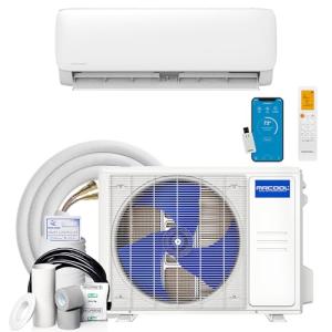 MRCOOL 9000 BTU 115V Ductless Inverter Mini Split Air Conditioner & Heat Pump System, Easy Pro Series - Wall-Mounted AC Unit w/Heating and Cooling for Home, Office & Commercial Space