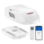TOSOT GRH15DC-A6NNA1A/O GO Cool RV Air Conditioner 15000 BTU, Non-Ducted Camper Rooftop AC Unit with Heat Pump, WiFi and Remote Control, White