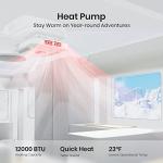 TOSOT GRH15DC-A6NNA1A/O GO Cool RV Air Conditioner 15000 BTU, Non-Ducted Camper Rooftop AC Unit with Heat Pump, WiFi and Remote Control, White