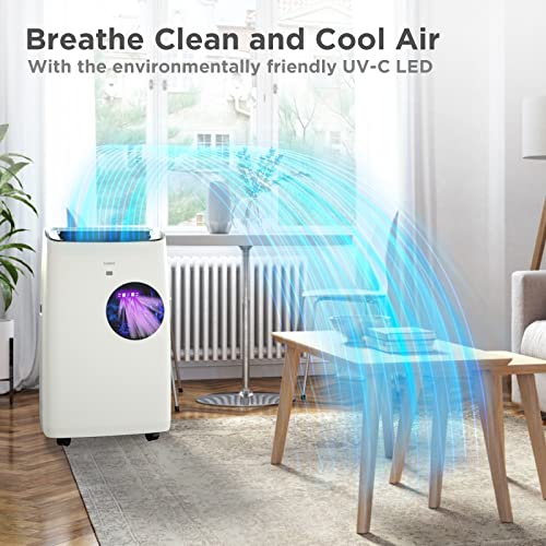 TURBRO 14,000 BTU 4-in-1 Portable AC