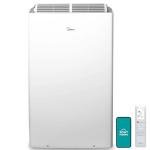 Midea Duo 14,000 BTU (12,000 BTU SACC) High Efficiency Inverter Quiet Portable Air Conditioner,with Heat up to 550 Sq. Ft.,white, Works with Alexa/Google Assistant, with Remote Control & Window Kit