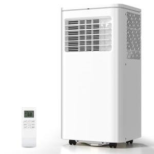 3-in-1 Portable Air Conditioners,8000BTU Portable AC Units Cools 350 Sq.Ft. with 24H Timer Remote Control,Easy Install Kit for Bedroom, Office, Dorm