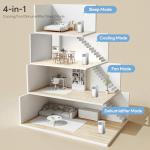 3-in-1 Portable Air Conditioners，8000BTU Portable AC Units Cools 350 Sq.Ft. with 24H Timer Remote Control，Easy Install Kit for Bedroom, Office, Dorm