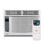 BLACK+DECKER Window Air Conditioner 6,000 BTU, AC Window Unit Cools Up to 250 Square Feet, Window AC Unit with Remote Control, 3 Cooling Speeds and Fan Only Function, BWAC06WTB, White
